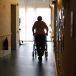 elderly old nursing home nurse care caretaker taker facility