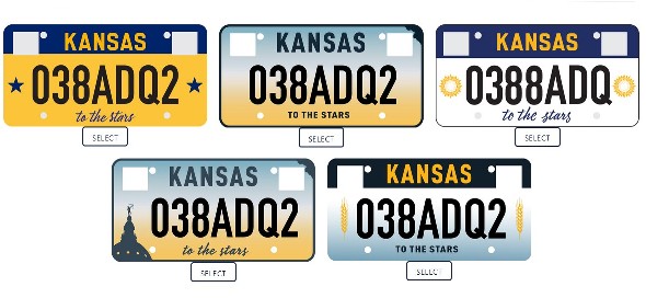 Kansas License Plates