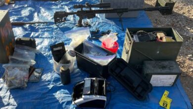 Photo of Guns, drugs, and money found after Oklahoma Highway Patrol chase