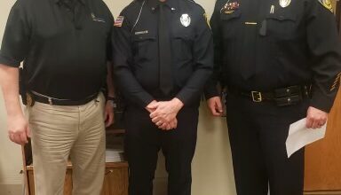 Photo of Parsons PD recognizes officers