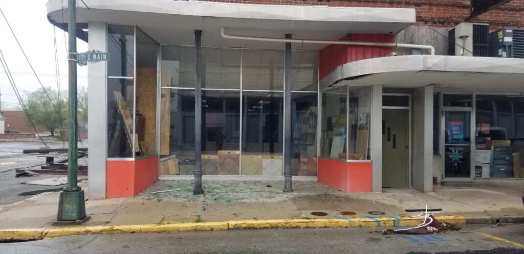 Carthage severe storm damage