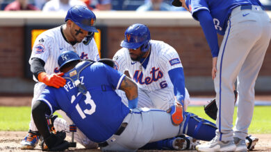 Photo of Royals catcher Salvador Perez sidelined by mild groin strain