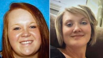 Photo of 2 bodies found in a rural Oklahoma county as authorities searched for missing Kansas women