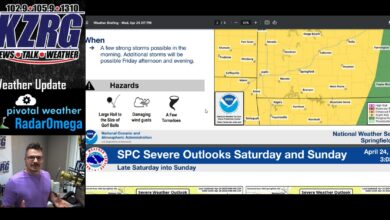 Photo of April 24 Severe Weather Update