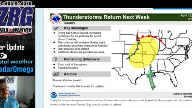 Photo of April 12 Severe Weather Update