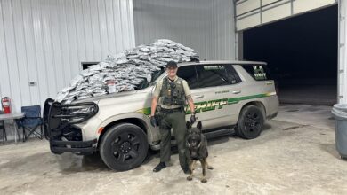 Photo of K9 Loki assists in Newton County drug trafficking bust