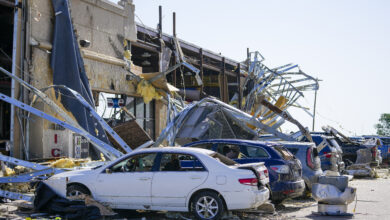 Photo of Memorial Day weekend storm damage