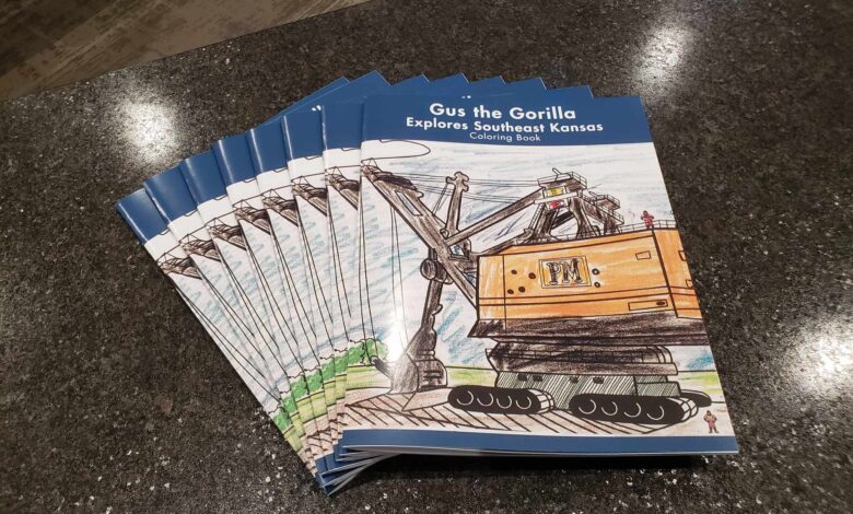 Gus The Gorilla Explores Southeast Kansas Coloring Book Covers Wide (1)