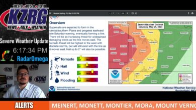 Photo of May 24 Severe Weather Forecast