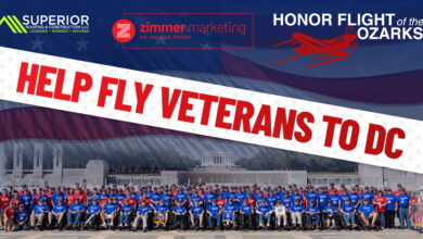 Photo of Honor Flight of the Ozarks – local veteran takes Honor Flight May 29th