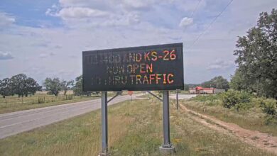 Photo of U.S. 166/400 and K-26 now open to traffic in Cherokee County