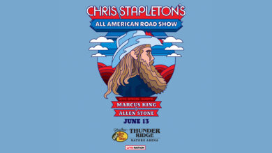 Photo of Chris Stapleton in concert at Thunder Ridge Nature Arena