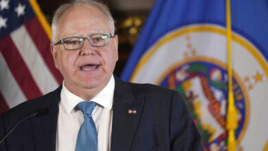 Photo of Harris selects Minnesota Gov. Tim Walz as running mate, aiming to add Midwest muscle to ticket