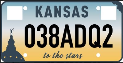 Kansas Stars Plate