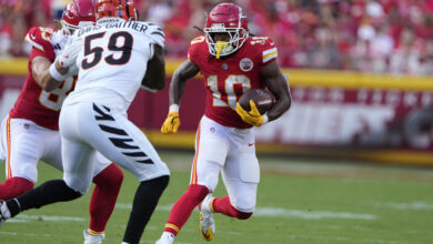 Photo of Chiefs’ Isiah Pacheco likely headed for IR after hurting ankle