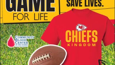 Photo of Donate with Community Blood Center of the Ozarks and score a free KC Chiefs T-shirt