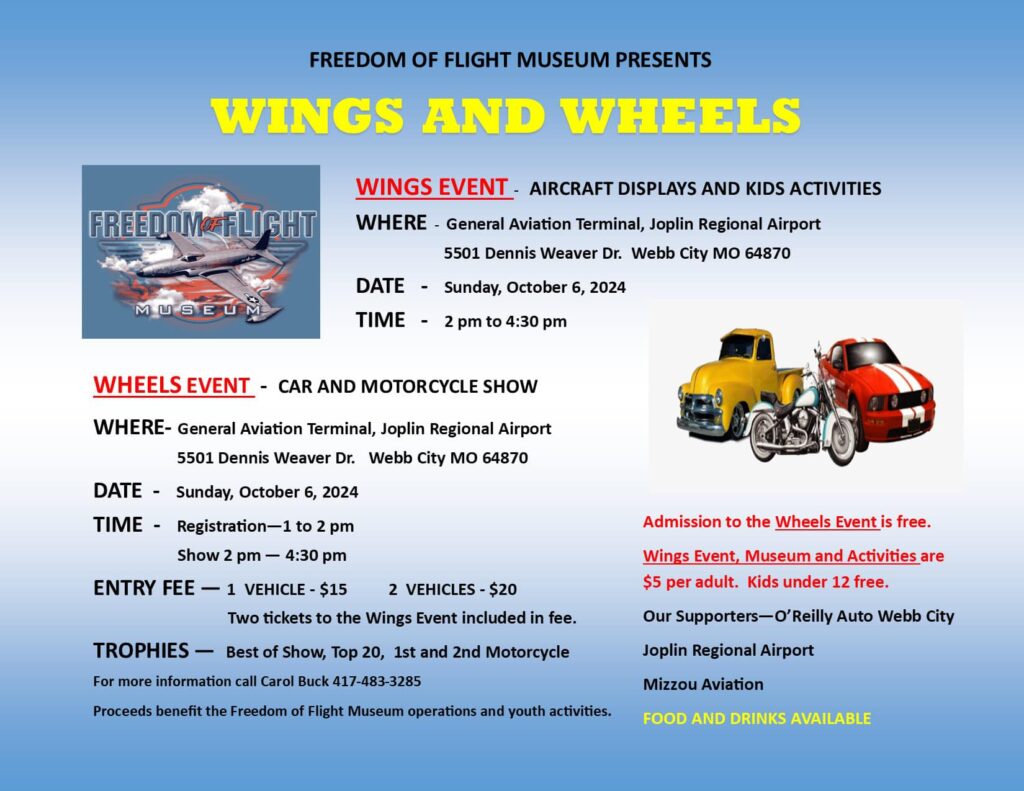 10 01 24 Wings And Wheels Flyer 6oct2024