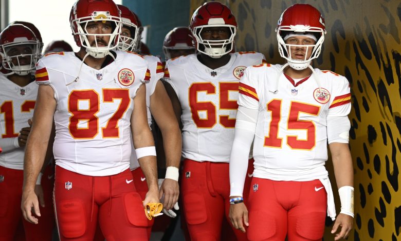 Travis Kelce Patrick Mahomes